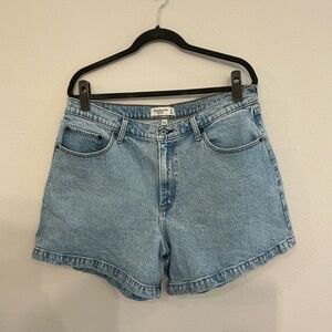 Abercrombie & Fitch Light Blue Jean Shorts